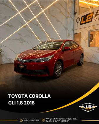 TOYOTA COROLLA 1.8 GLI 16V FLEX 4P AUTOMÁTICO